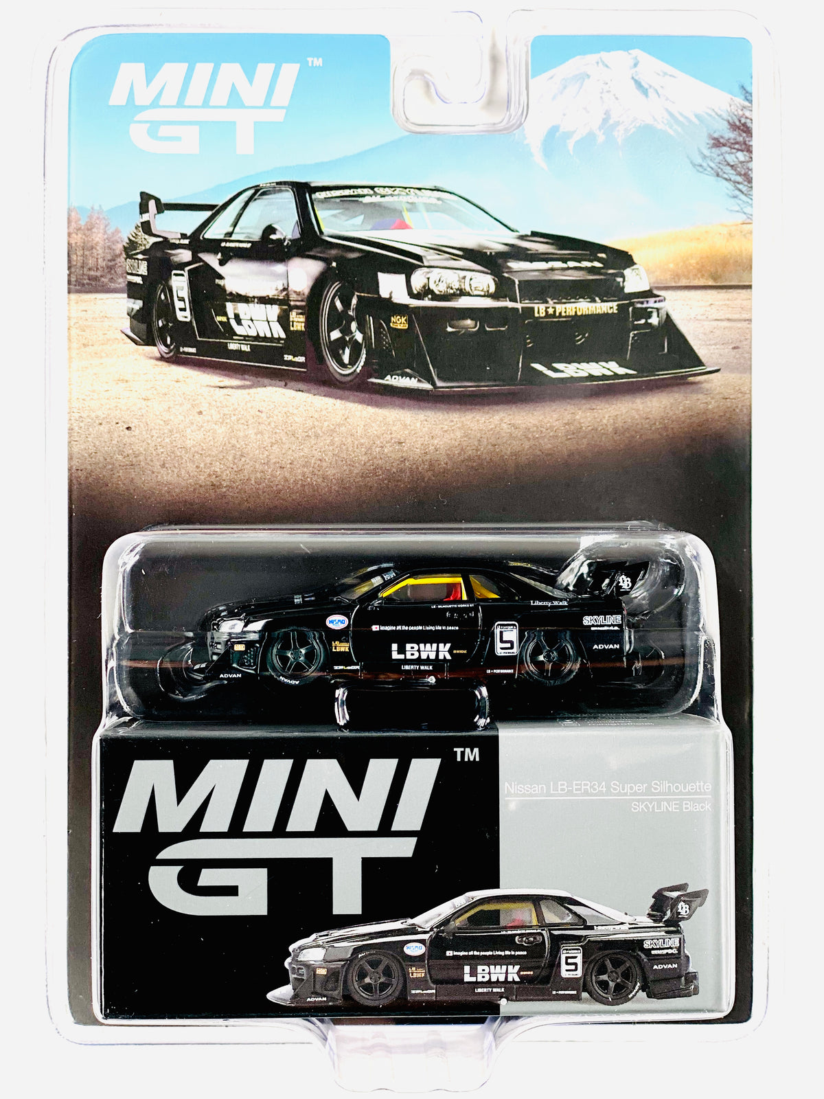 ミニカー Mini gt Nissan LB-ER34 super silhouette image_486f3a94-2645-408a-8ee5-