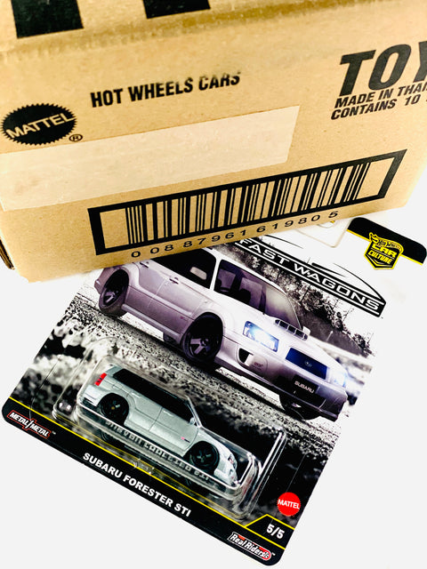 Hot Wheels 2025 Car Culture Subaru Forester STI Solid Pack (10 Cars)