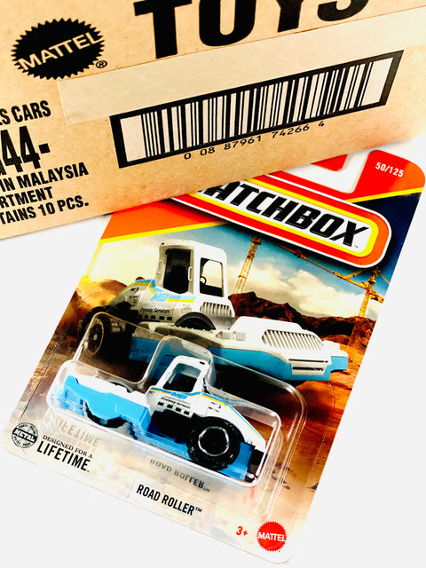 Matchbox 2025 Basic Road Roller Solid Pack (10 Cars)