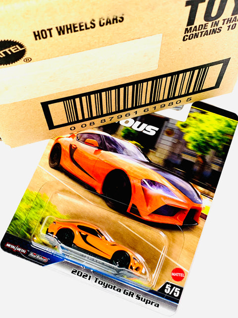 Hot Wheels 2025 Fast & Furious Case L 2021 Toyota GR Supra Solid Pack (10 Cars)