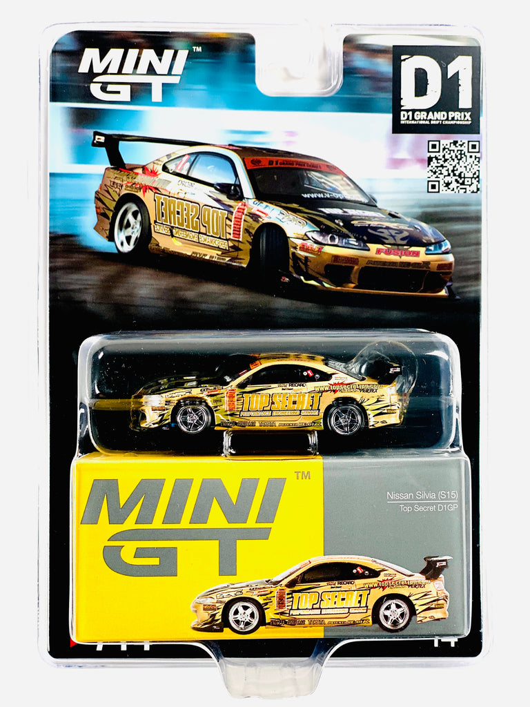 MINIGT Nissan S15 ゴールド EXCLUSIVE SAPPORO MINIGT x Liberty Walk Nissan Silvia S15 LB-Super Silhouette