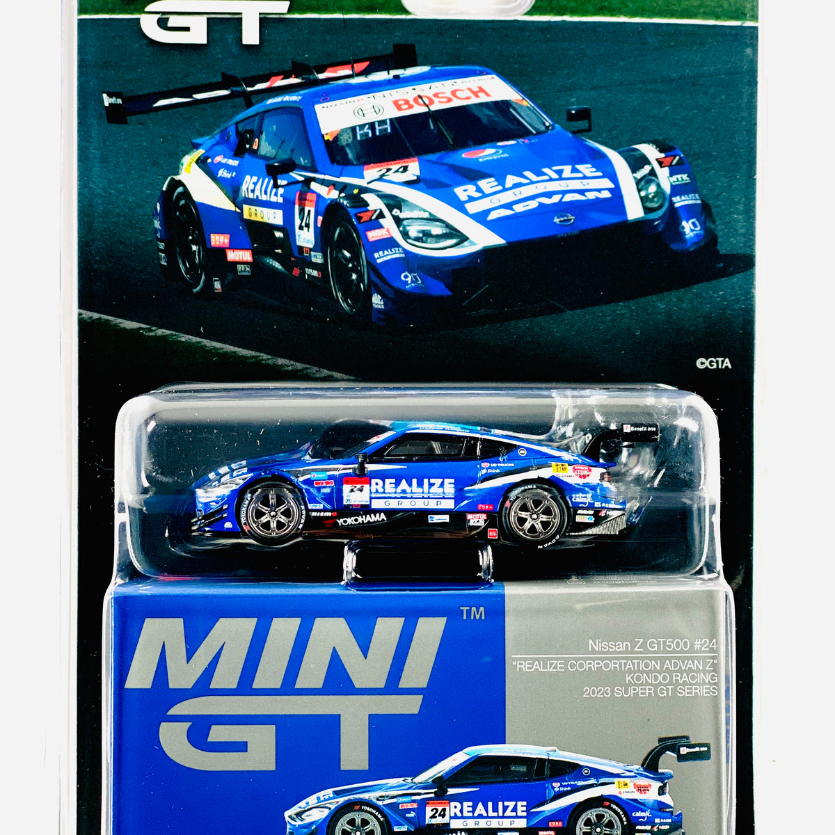 Mini GT Japan Exclusive Nissan Z GT500 #24 “REALIZE