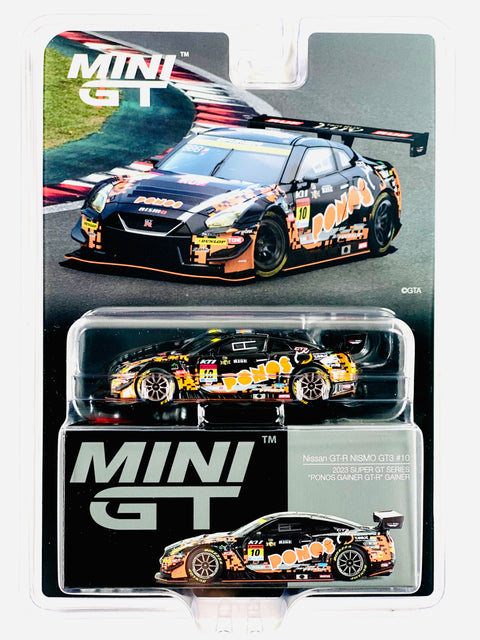 Mini GT Japan Exclusive Nissan GT-R NISMO GT3 #10 “PONOS GAINER GT-R” Gainer 2023 Super GT Series #860