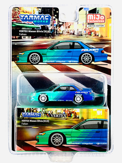 Tarmac Works VERTEX Nissan Silvia (S13) Falken Blue