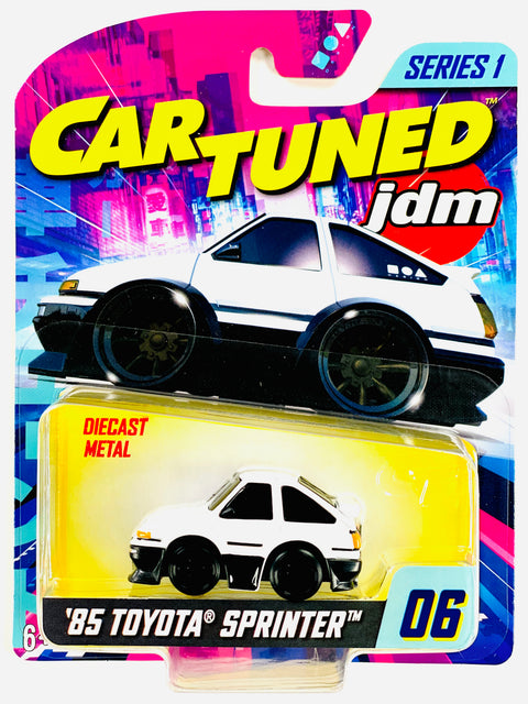 CarTuned  Series 1 JDM Tuners 1985-87 (AE86) Sprinter Trueno GT-Apex #06 - Damaged Card/Blister