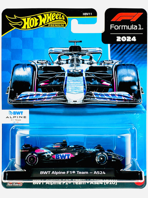 Hot Wheels 2025 Formula 1 Race Team Pierre Gasly BWT Alpine F1 Team A524 #10