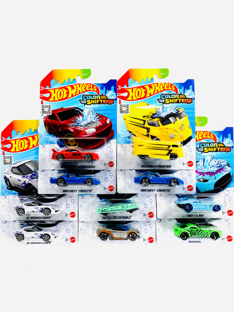 Hot Wheels 2025 Mix 3 Color Shift Case C Factory Sealed Solid Pack (10 Cars)