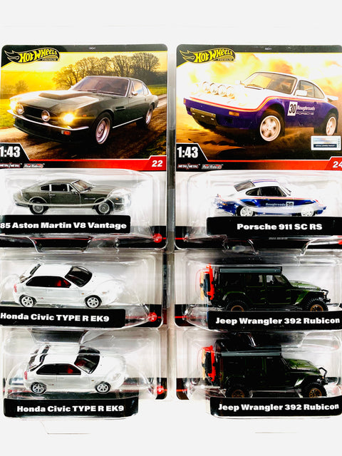 Hot Wheels 2025 Premium 1:43 Scale Factory Sealed Case H (6 Cars)