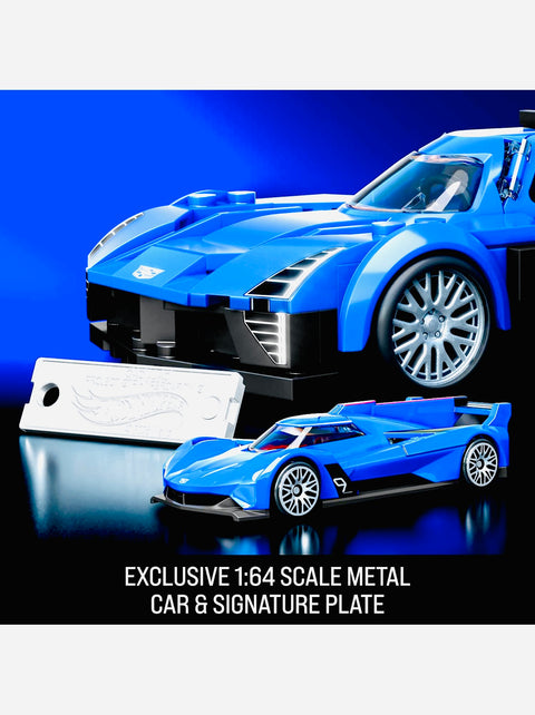Mattel Brick Shop Hot Wheels Cadillac Project GTP Hypercar Building Set