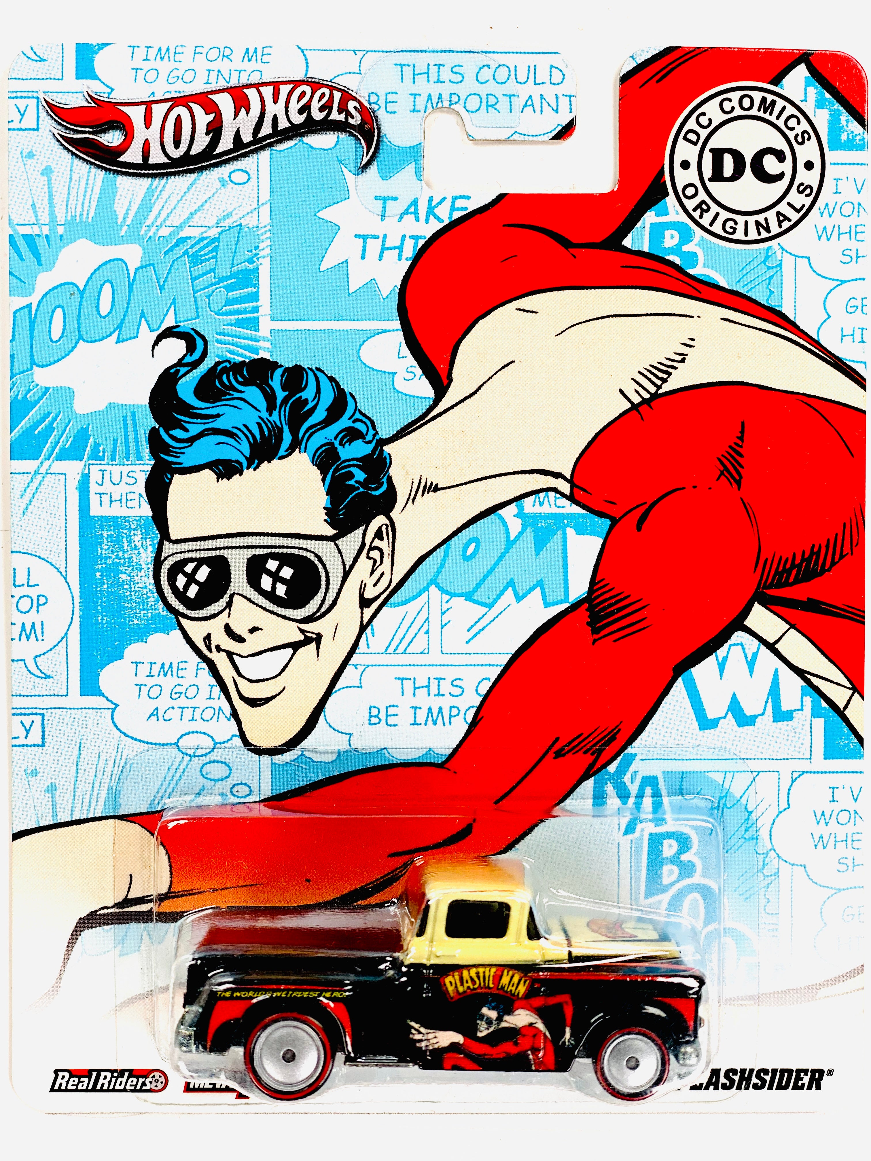 Hot Wheels 2012 Pop Culture DC Comics Plastic Man '56 Flashsider