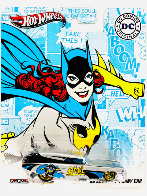 Hot Wheels 2012 Pop Culture DC Comics Batgirl '59 Cadillac Funny Car - Damaged Card