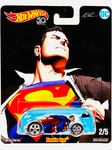 Hot Wheels 2018 Pop Culture DC Comics Superman Haulin' Gas