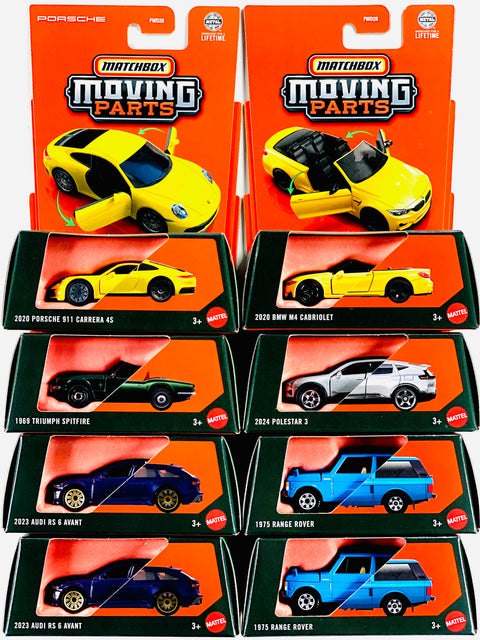 Matchbox 2025 Moving Parts Factory Sealed Case F (8 Cars)
