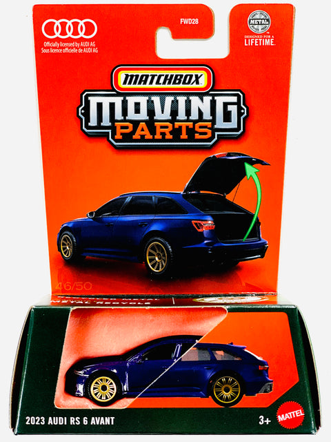 Matchbox 2025 Moving Parts Case F 2023 Audi RS 6 Avant