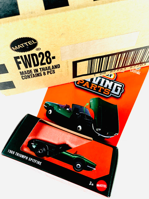 Matchbox 2025 Moving Parts 1969 Triumph Spitfire Solid Pack (8 Cars)