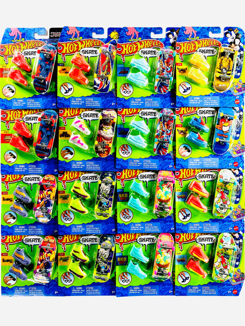 Hot Wheels 2025 Skate Board & Shoe Assortment Case F (16 Pieces)