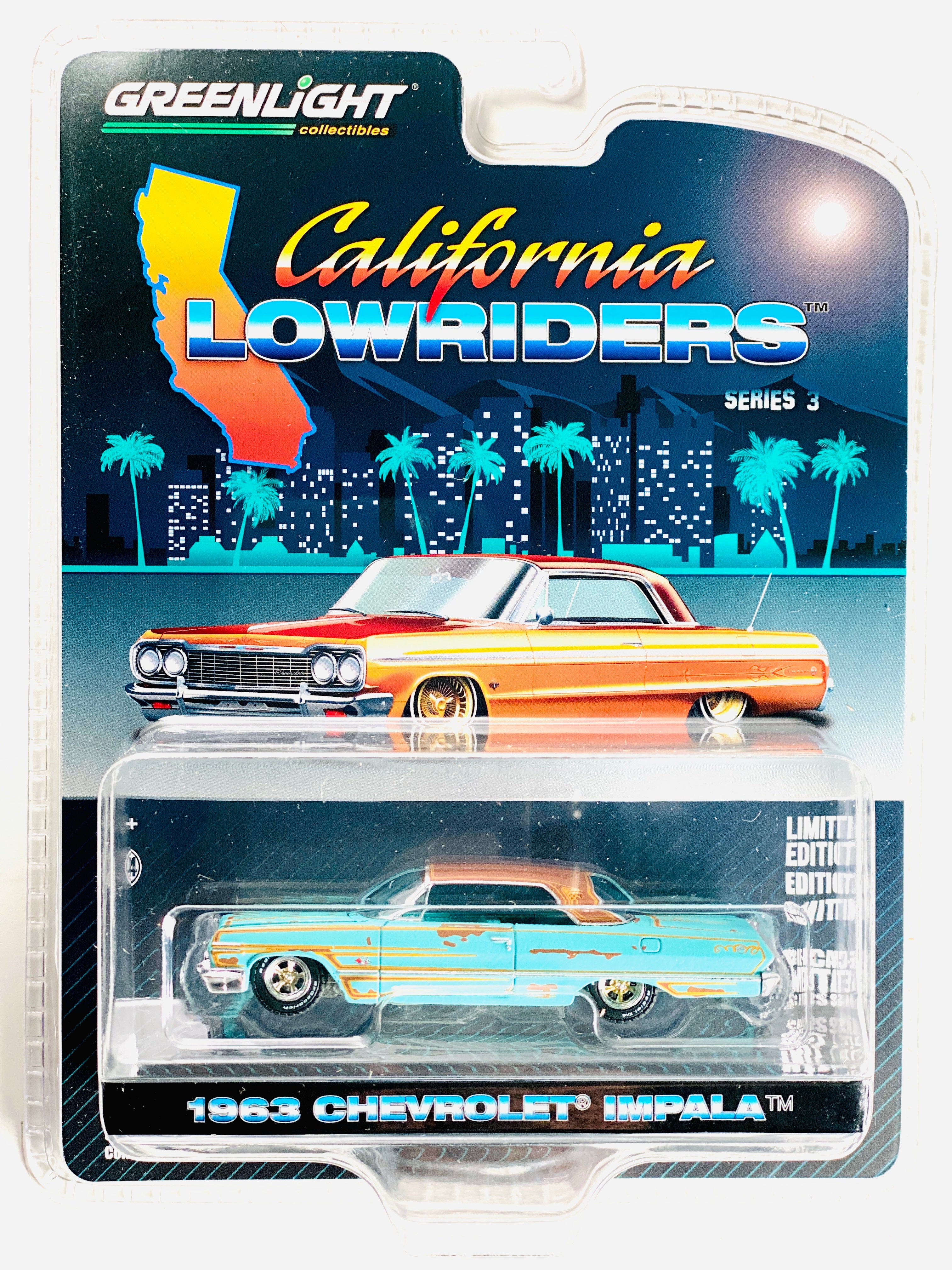 GREENLIGHT California Lowriders 10台セット Greenlight California Lowriders Series 3 1963 Chevrolet Impala