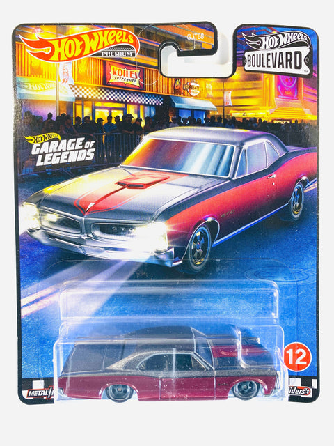 Hot Wheels Boulevard Series ‘66 Pontiac GTO Wal-Mart Exclusive #12 - Damaged Card