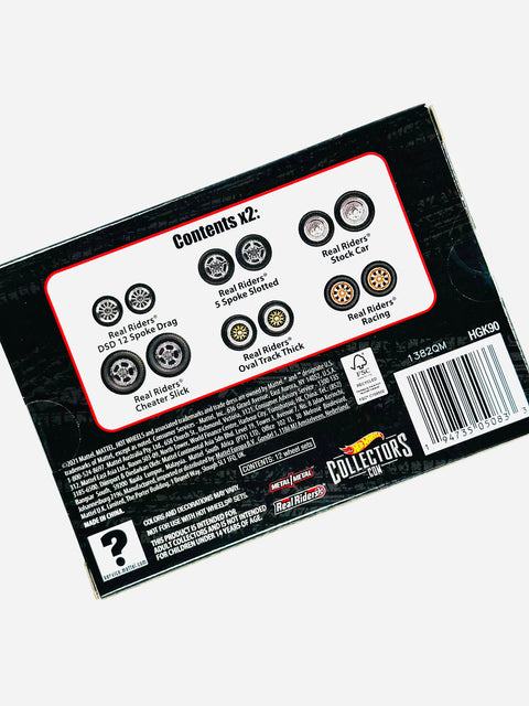 Hot Wheels 2022 RLC Exclusive Real Riders Wheel Pack Set 4