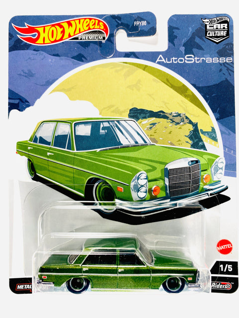 Hot Wheels 2022 Car Culture Auto Strasse '72 Mercedes-Benz 280 Sel 4.5 - Damaged Card