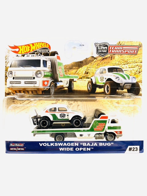 Hot Wheels 2020 Team Transport Case J Volkswagen Baja Bug Wide Open #23