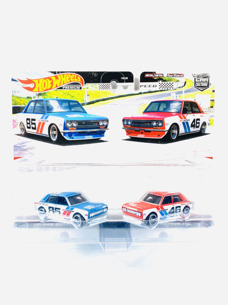 Hot Wheels Target Exclusive 2 Pack '71 Bre Datsun 510 & '71 Bre
