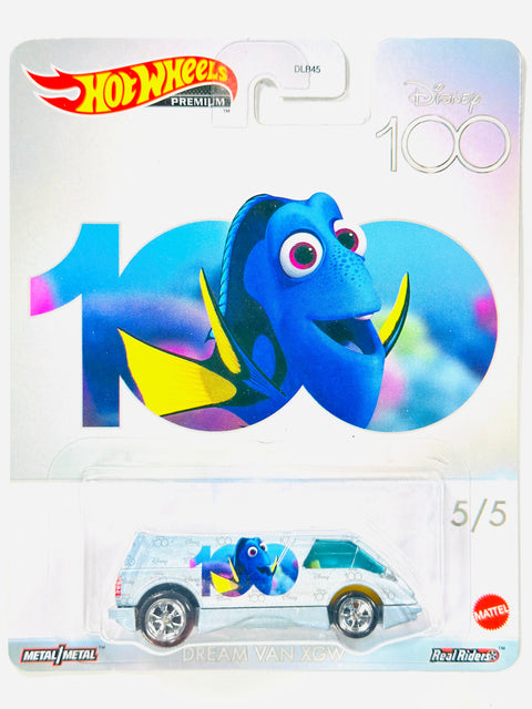 Hot Wheels 2023 Pop Culture 100th Disney Anniversary Case S Dory Dream Van XGW