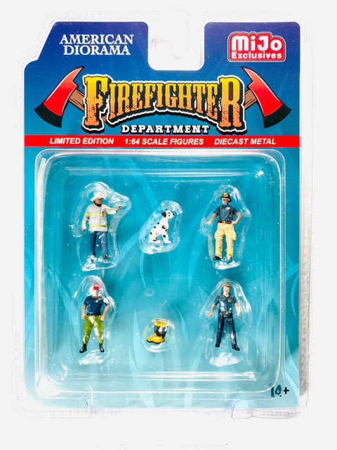 American Diorama Mijo Exclusive Firefighter Department