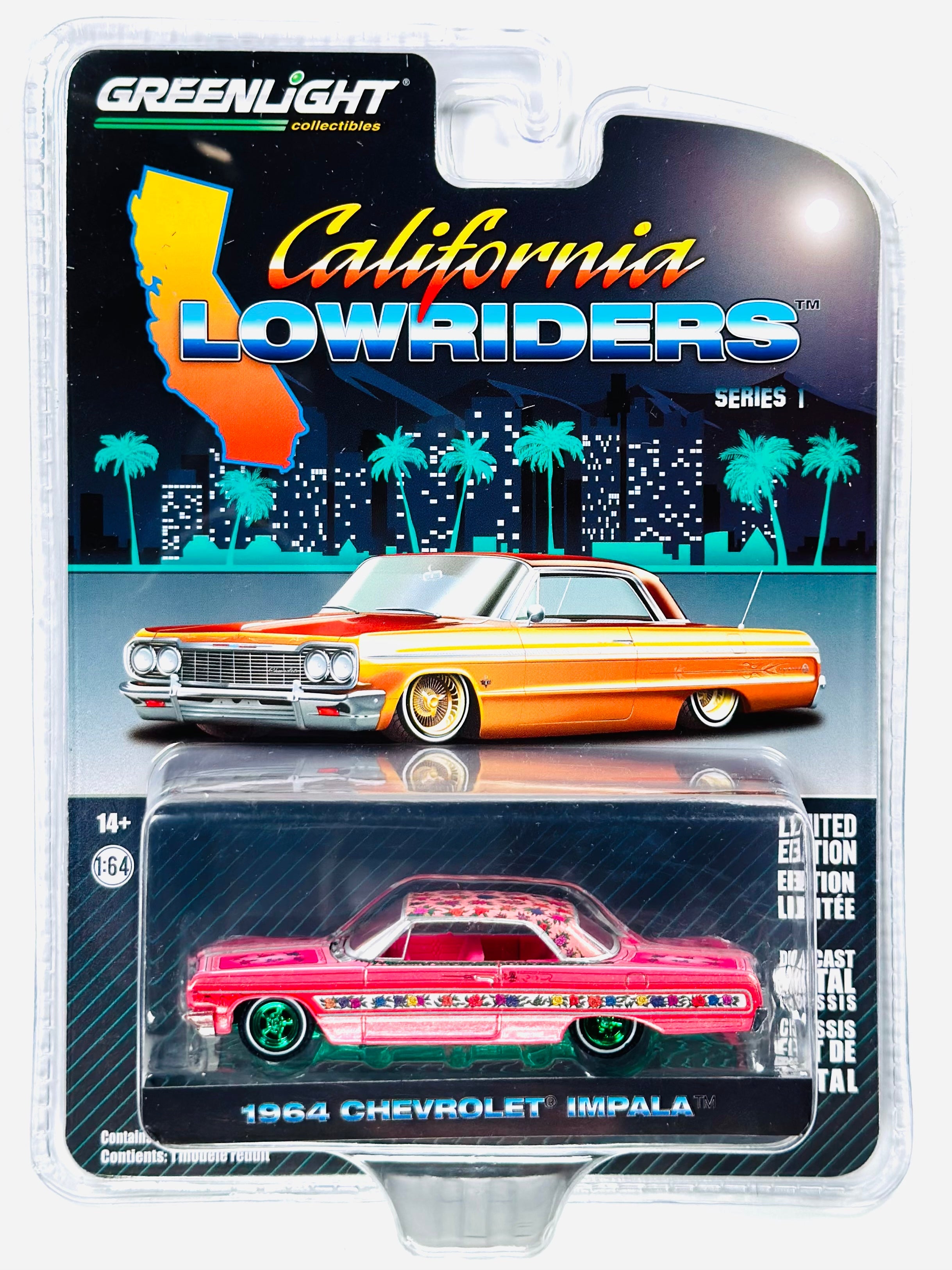 GREENLIGHT California Lowriders シリーズ1 Greenlight California Lowriders Series 1 1964 Chevrolet Impala
