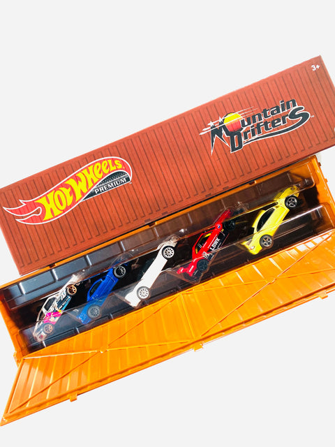 Hot Wheels 2022 Car Culture Mountain Drifters Container Bundle (Set of 5 Cars) - Damaged Box