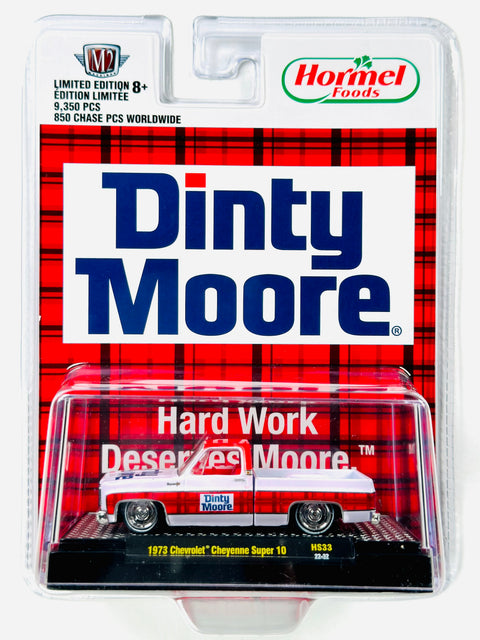 M2 Machines 1973 Chevrolet Cheyenne Super 10 Pickup "Dinty Moore" - Damaged Blister