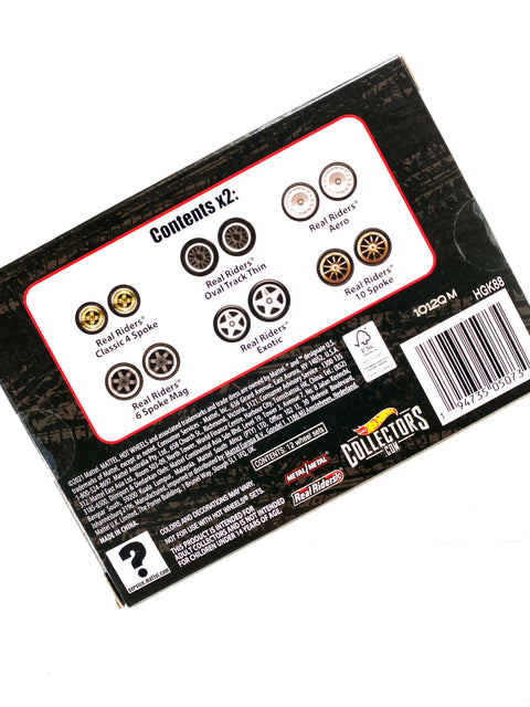 Hot Wheels 2022 RLC Exclusive Real Riders Wheel Pack Set 2