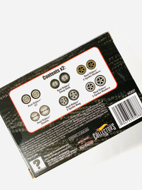 Hot Wheels 2022 RLC Exclusive Real Riders Wheel Pack Set 1