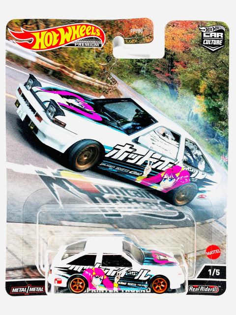 Hot Wheels 2022 Car Culture Mountain Drifters Toyota AE86 Sprinter Trueno