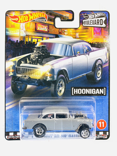 Hot Wheels Wal-Mart Exclusive Boulevard Series Hoonigan 3 ‘55 Chevy Bel Air Gasser #11