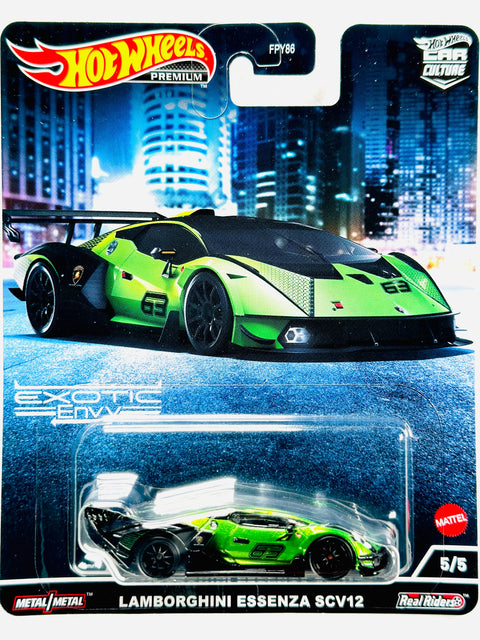Hot Wheels 2022 Car Culture Exotic Envy Lamborghini Essenza SCV12