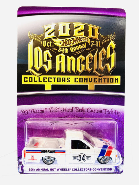 Hot Wheels 2020 34th Annual Collectors Convention Los Angeles '93 Nissan D21 Hard Body Custom Pick-up