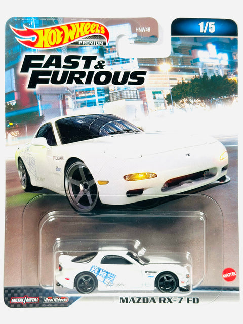 Hot Wheels 2023 Fast & Furious Case A Mazda RX-7 FD - Damaged Card/Blister
