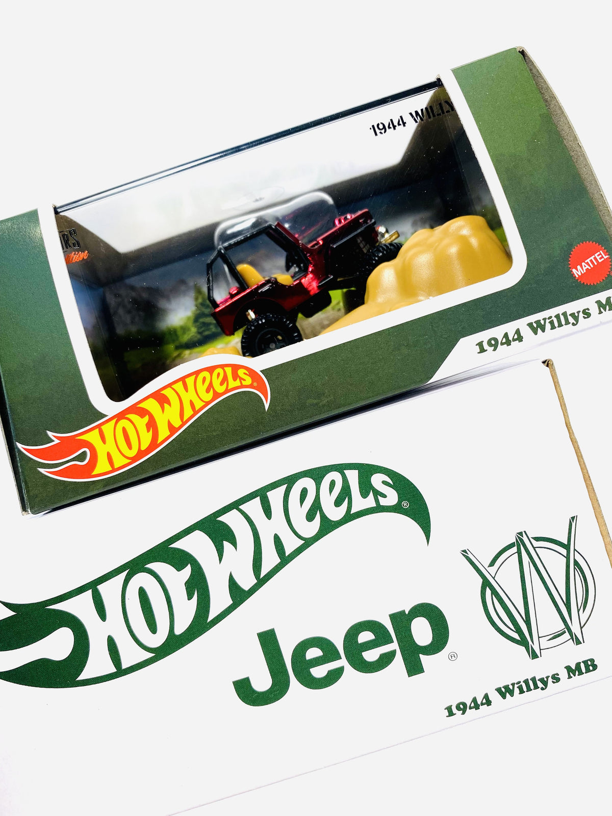 HOT WHEELS  RLC EXCLUSIVE  WILLY'S JEEP MB RED – Jcardiecast