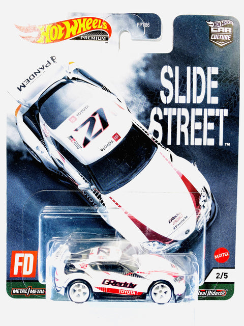 Hot Wheels 2021 Hot Wheels 2021 Car Culture Slide Street Greddy '20 Toyota GR Supra - Damaged Card