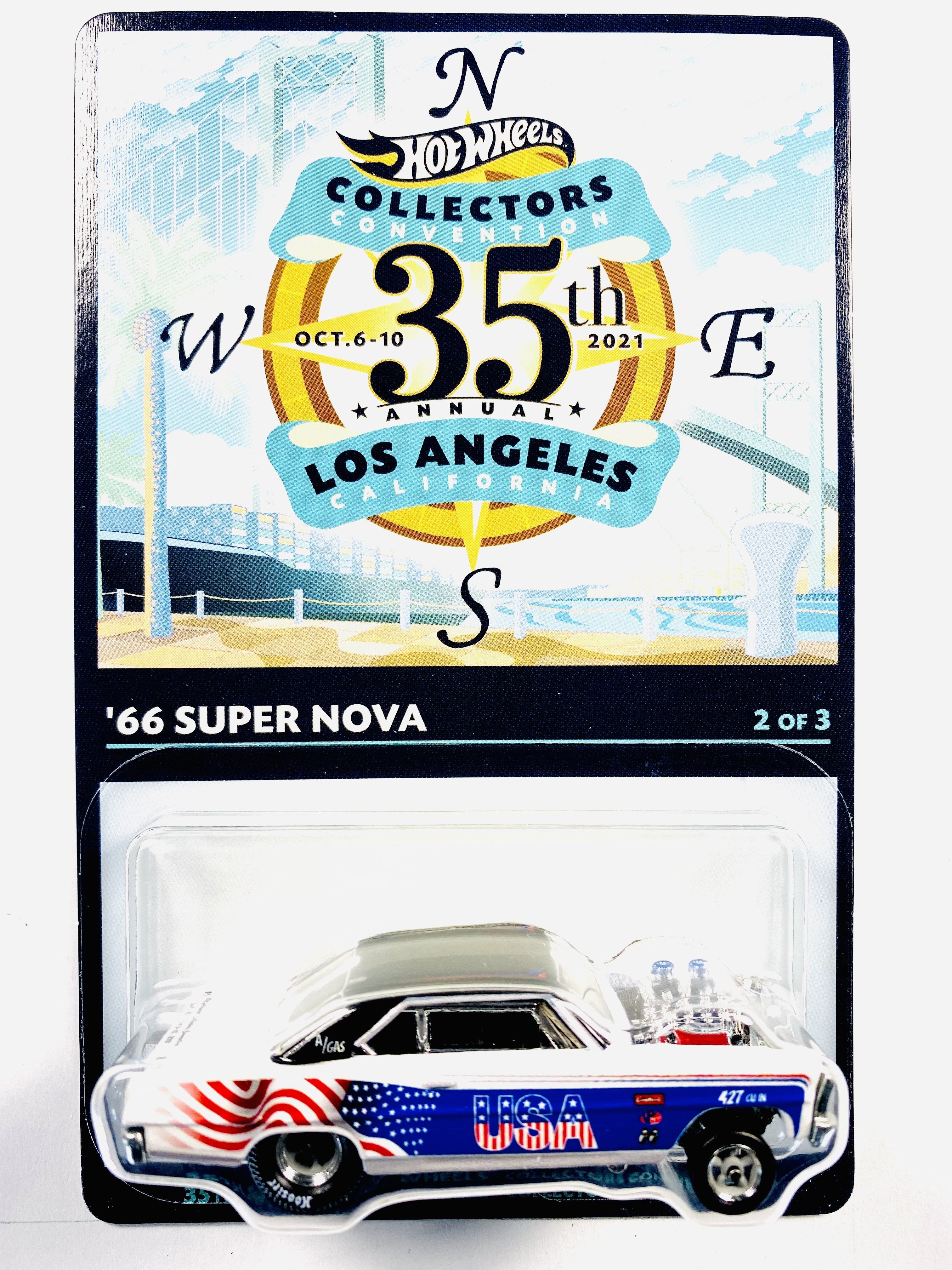 Hot Wheels '66 Super Nova ギャッサー Hot Wheels 2021 35th Annual Collectors Convention Los Angeles '66