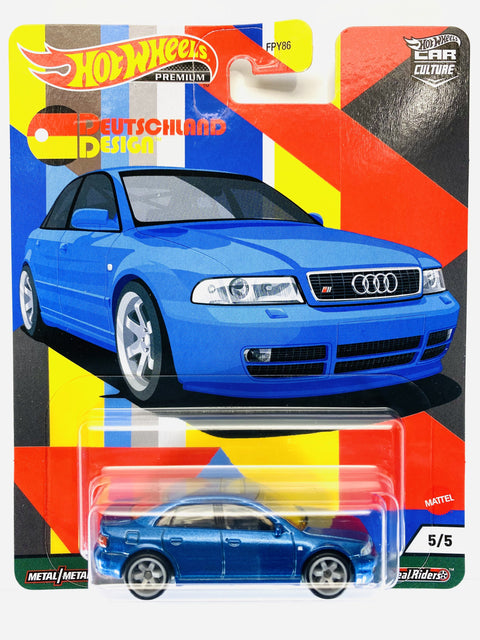 Hot Wheels 2021 Car Culture Deutschland Design Audi S4 Quattro - Damaged Card