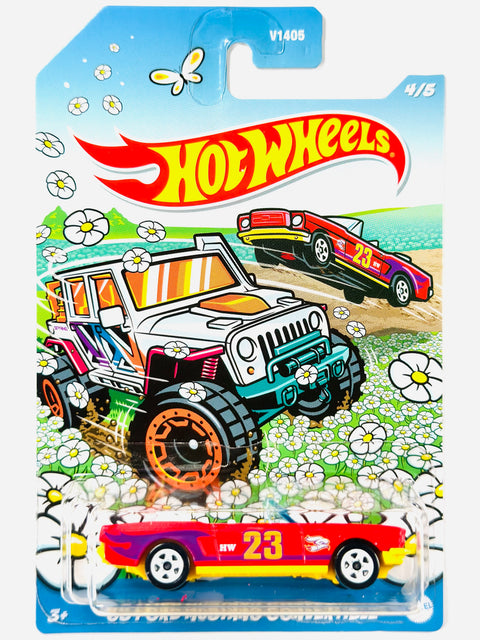 Hot Wheels 2023 Easter '65 Ford Mustang Convertible (4/5) - Damaged Card