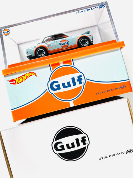 ミニカー Hot Wheels Datsun 510 Gulf Hot Wheels 2022 RLC Gulf Datsun 510 – Jcardiecast