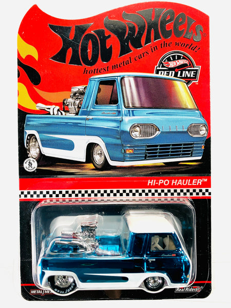 Hot Wheels 2022 RLC Gas Monkey Hi-Po Hauler Blue - Damaged Card