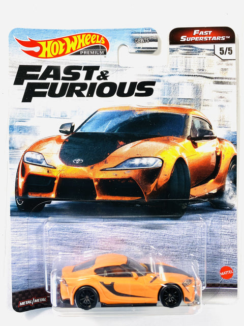 Hot Wheels 2021 Fast & Furious Fast Superstars Toyota GR Supra - Damaged Card