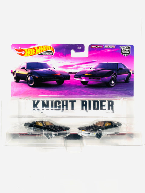 Hot Wheels 2022 Target Exclusive 2 Pack Knight Rider Kitt & Karr - Damaged Card