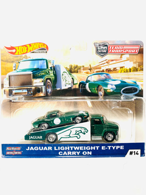 Hot Wheels 2020 Team Transport Case F Jaguar Lightweight E-Type Carry On