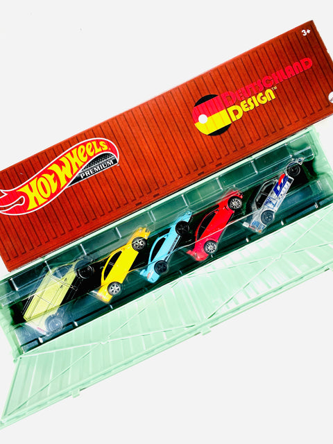 Hot Wheels 2022 Car Culture Deutschland Design Container Bundle (Set of 5 Cars) - Damaged Box