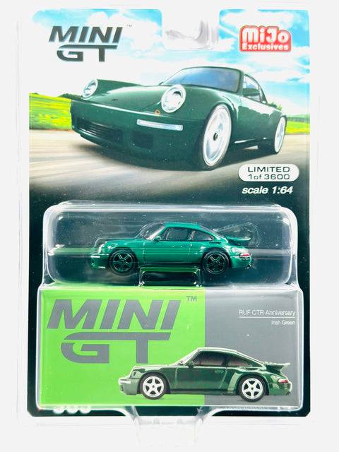 Mini Gt Mijo Exclusives RUF CTR Anniversary Irish Green #385 Chase